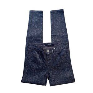 J Brand Womens JB001210 Super Skinny Mid Rise Floral Jeans Rumors Size 25 NWOT
